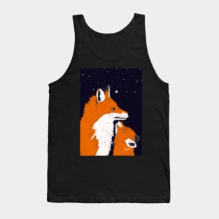 Star gazing foxes Tank Top